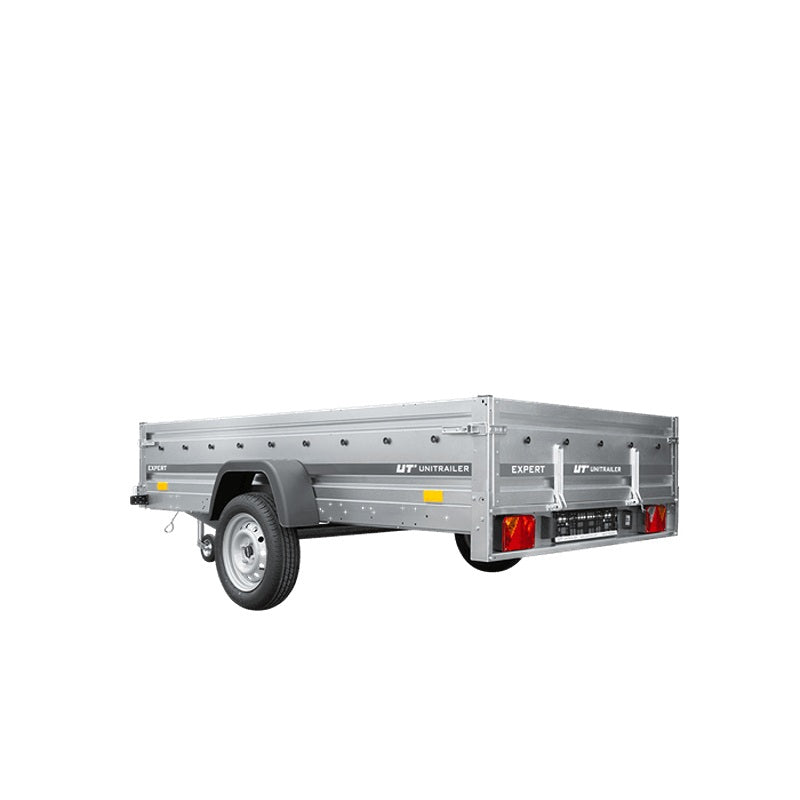 Remolque de coche simple eje 264w150 cm EXPERT 2615 robusto y versatil