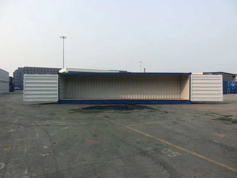 Contenedor marítimo de 40 pies HC con puertas laterales