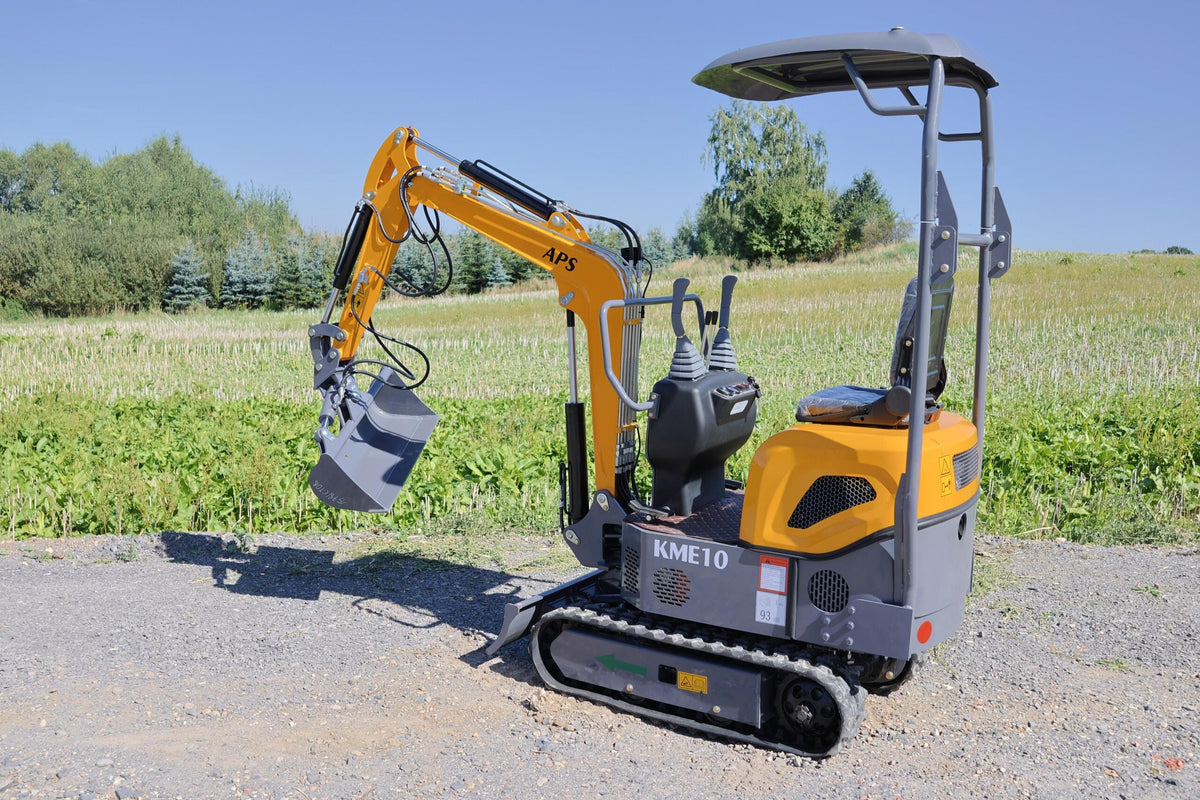 Miniexcavadora APS KME10 con brazo giratorio
