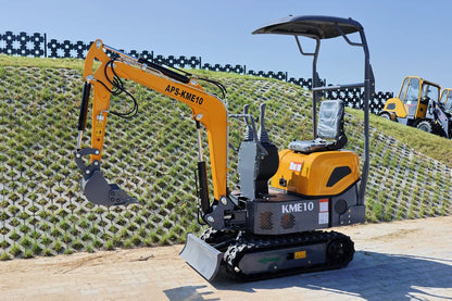 Miniexcavadora APS KME10 con brazo giratorio