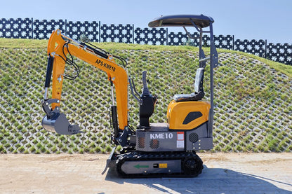 Miniexcavadora APS KME10 con brazo giratorio
