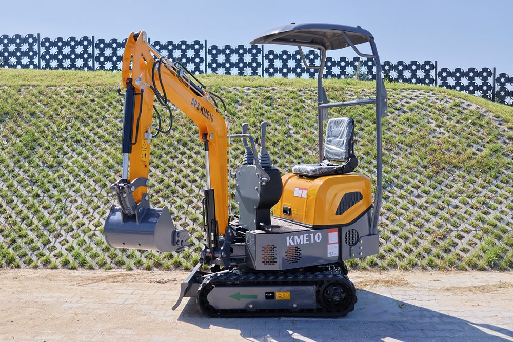 Miniexcavadora APS KME10 con brazo giratorio