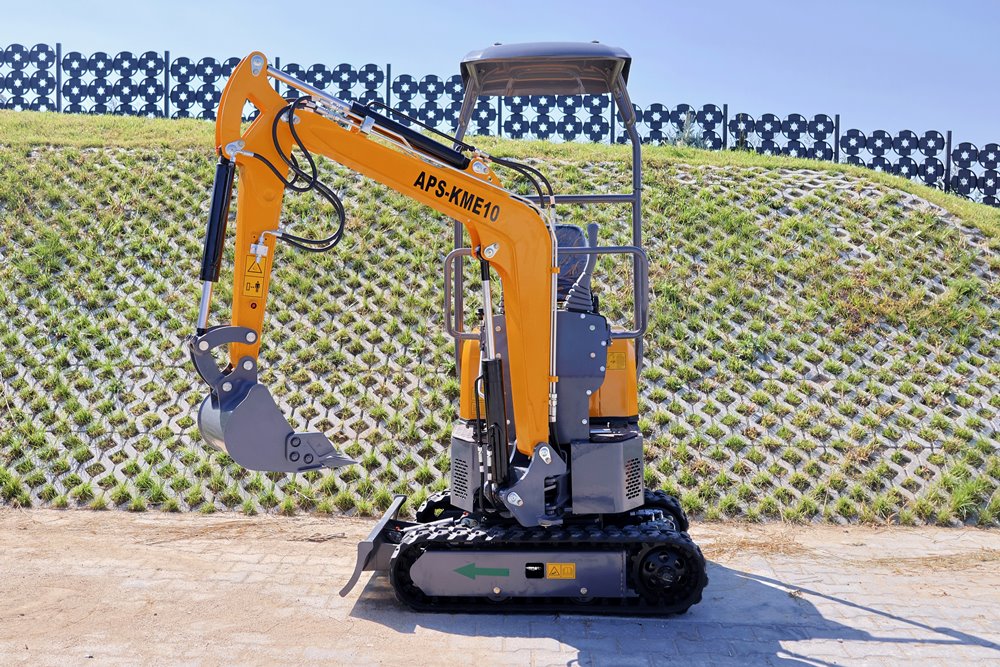 Miniexcavadora APS KME10 con brazo giratorio