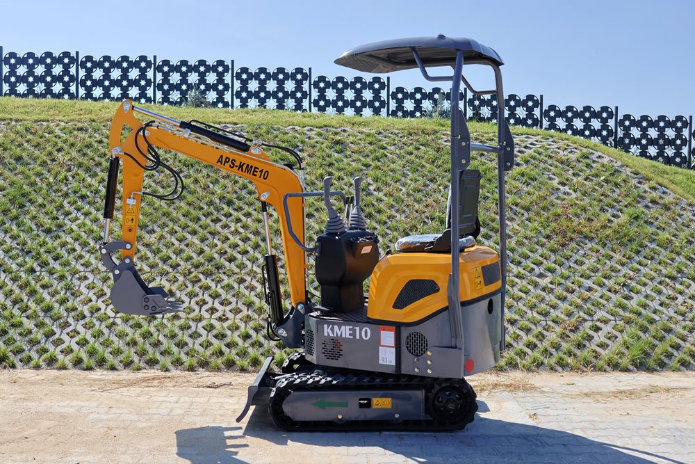 Miniexcavadora APS KME10 con brazo giratorio
