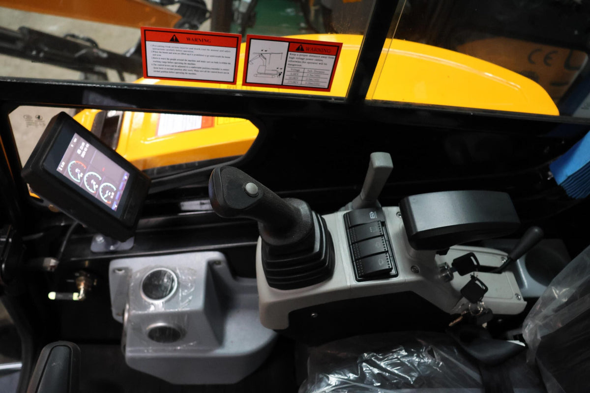 Mini excavadora APS KMZ 28 con brazo de torsión