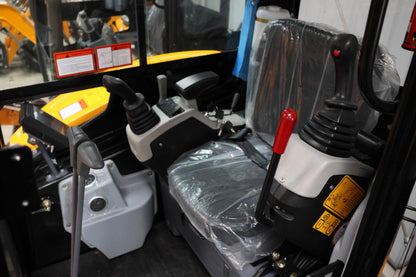 Mini excavadora APS KMZ 28 con brazo de torsión