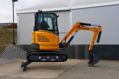Mini excavadora APS KMZ 28 con brazo de torsión