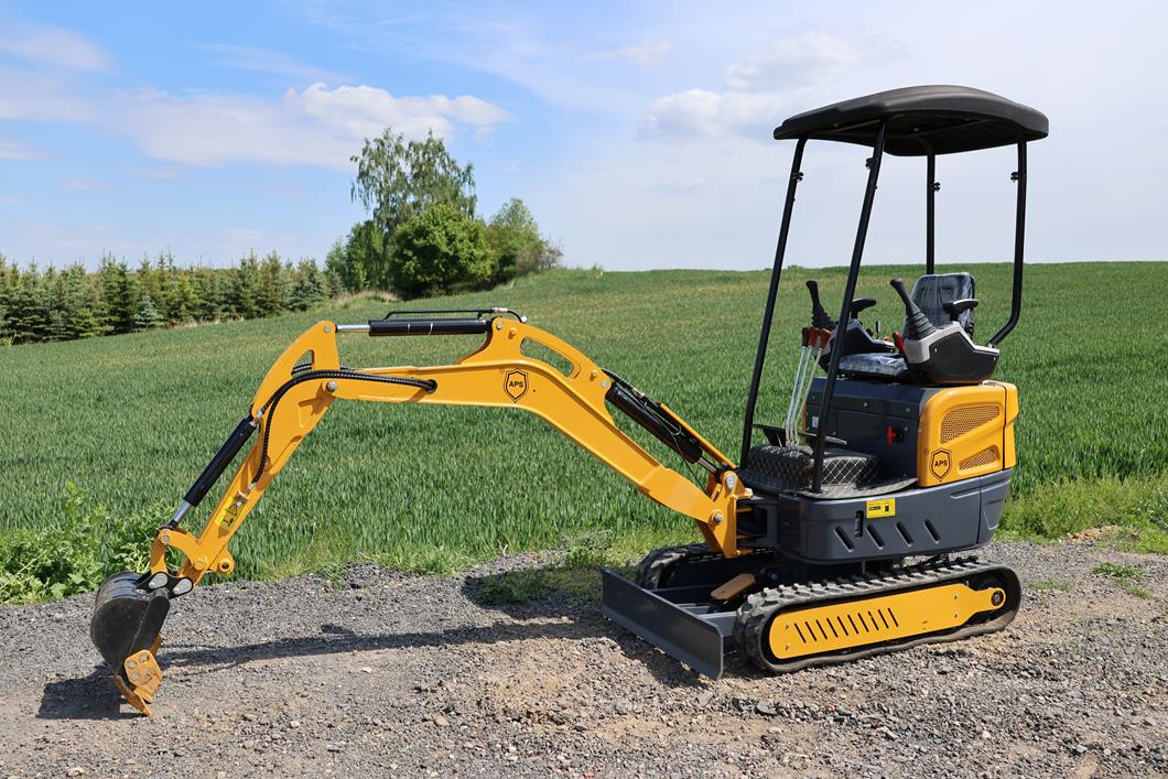 Miniexcavadora APS OKW17 con brazo de torsión