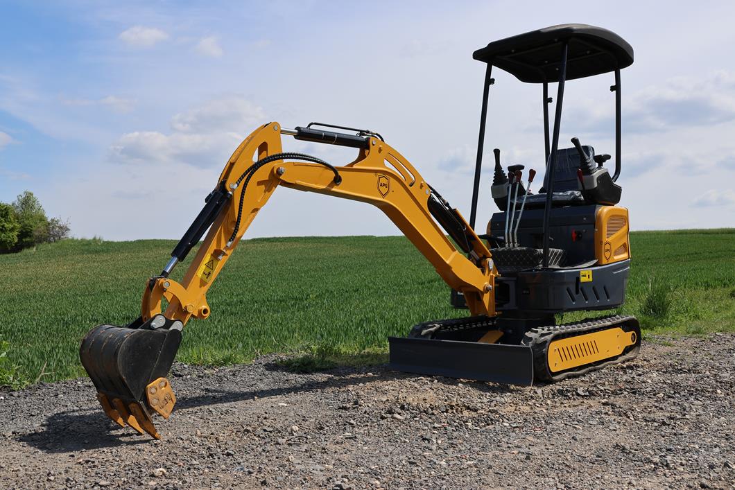Miniexcavadora APS OKW17 con brazo de torsión