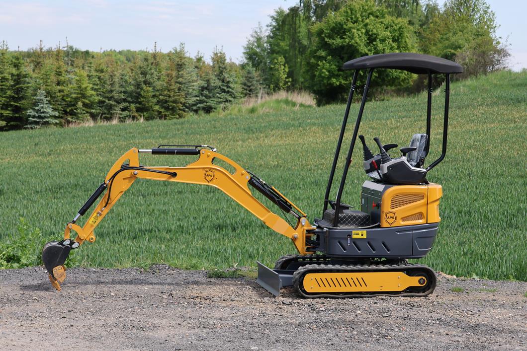 Miniexcavadora APS OKW17 con brazo de torsión