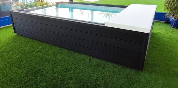 Piscina elevada acero rigido ilu agua
