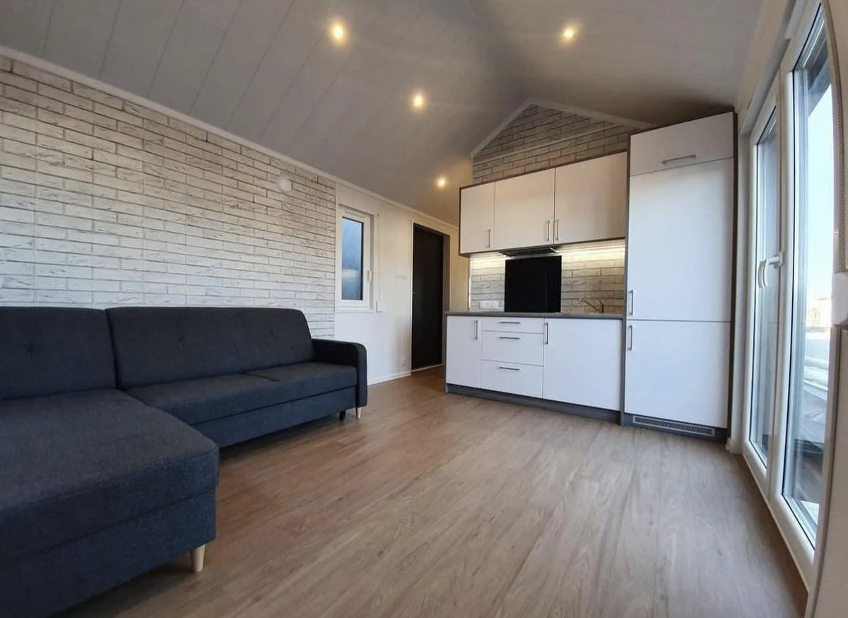 Casa móvil carlos 35 m2 (10 x 3,5 m)