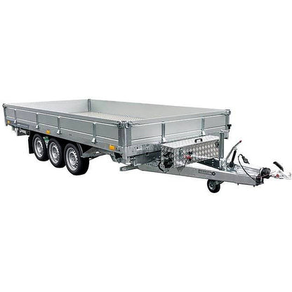 Remolque basculante hidráulico 3 ejes 6m 3500kg UNITRAILER TASKER