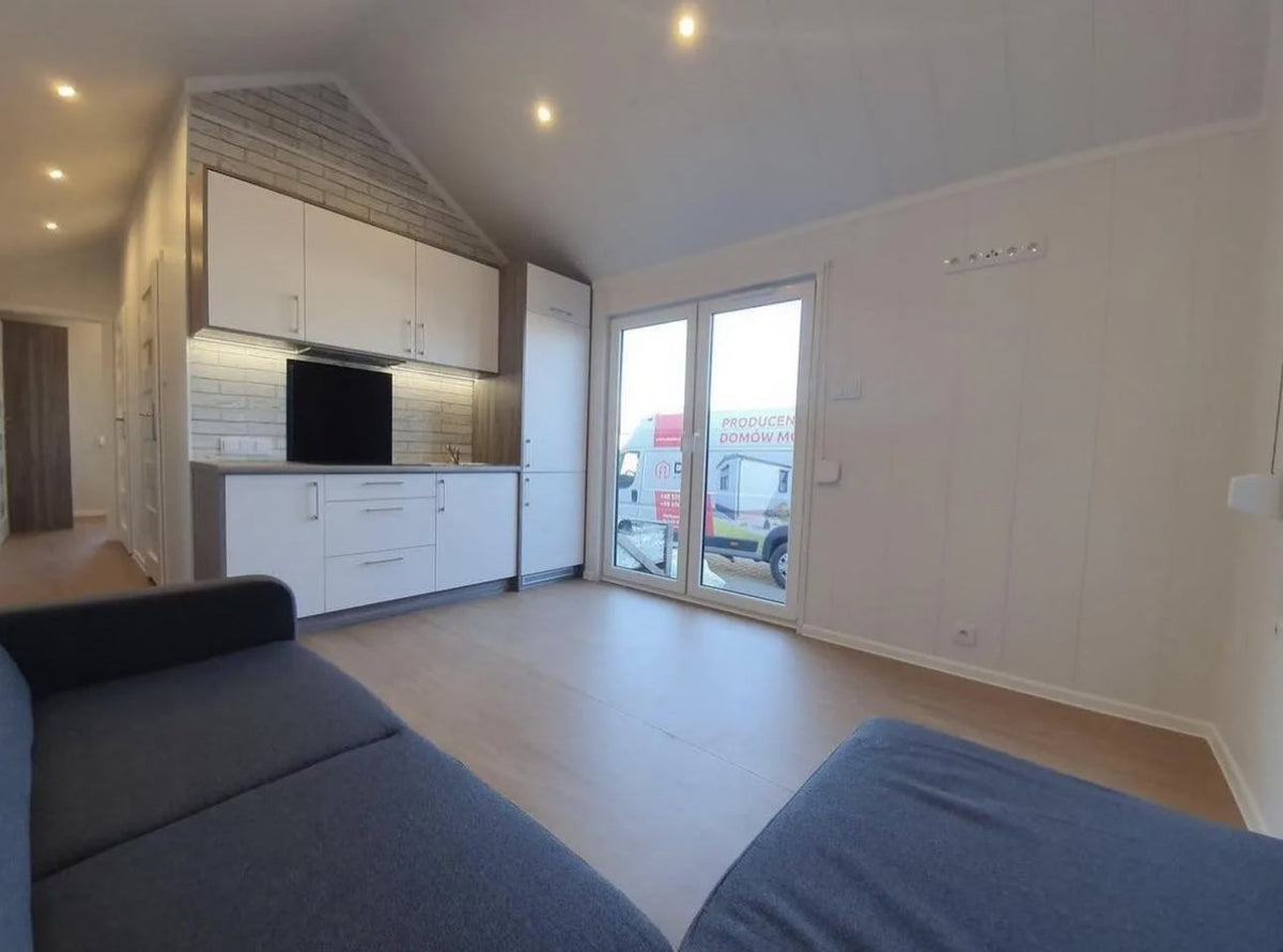 Casa móvil carlos 35 m2 (10 x 3,5 m)