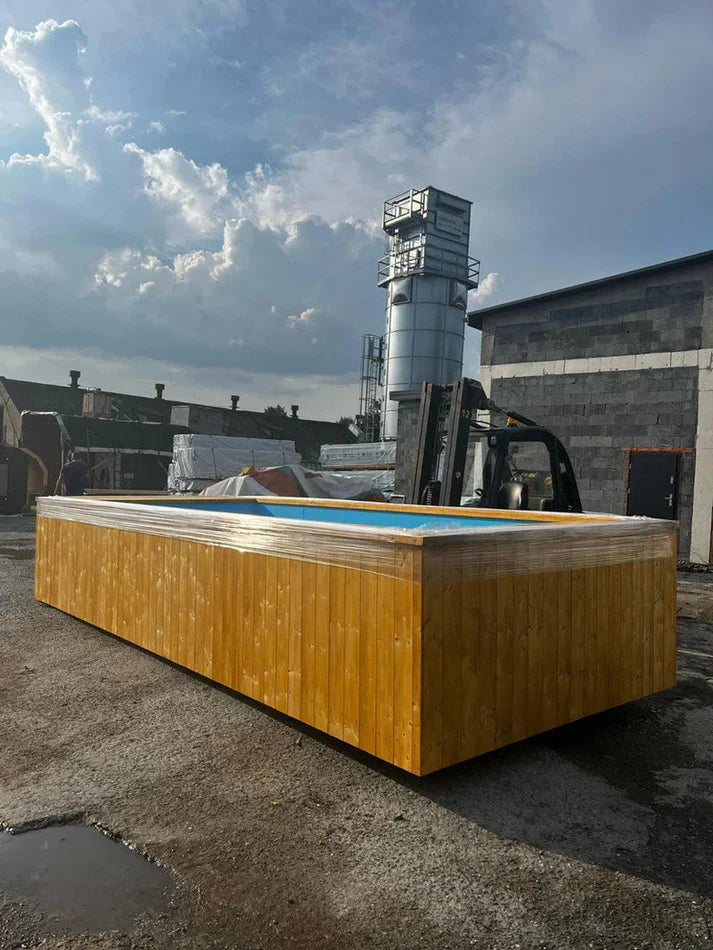 Piscina de madera 6,8mx2,4m