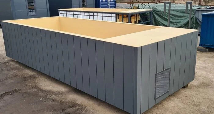 Contenedor piscina polipropileno 6,5x2,6m