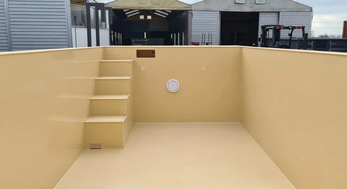 Contenedor piscina polipropileno 6,5x2,6m
