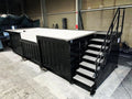 Contenedor piscina de 6m negro