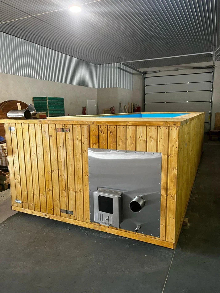 Piscina de madera 6,8mx2,4m