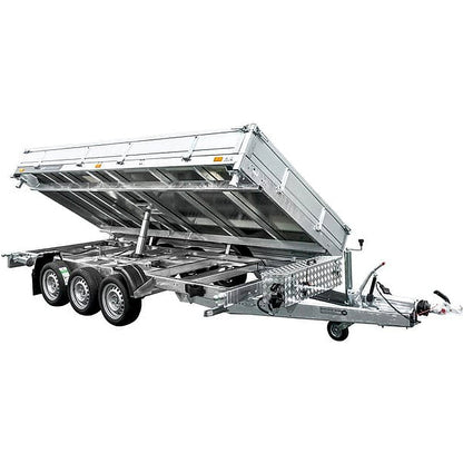 Remolque basculante hidráulico 3 ejes 6m 3500kg UNITRAILER TASKER