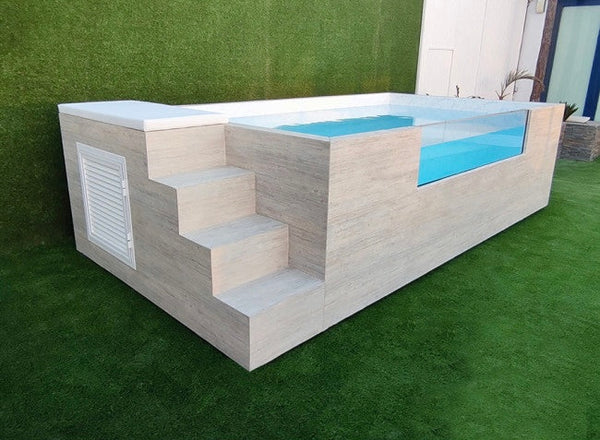 Piscina elevada acero rigido ilu pro 240