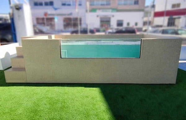 Piscina elevada acero rigido ilu pro 235