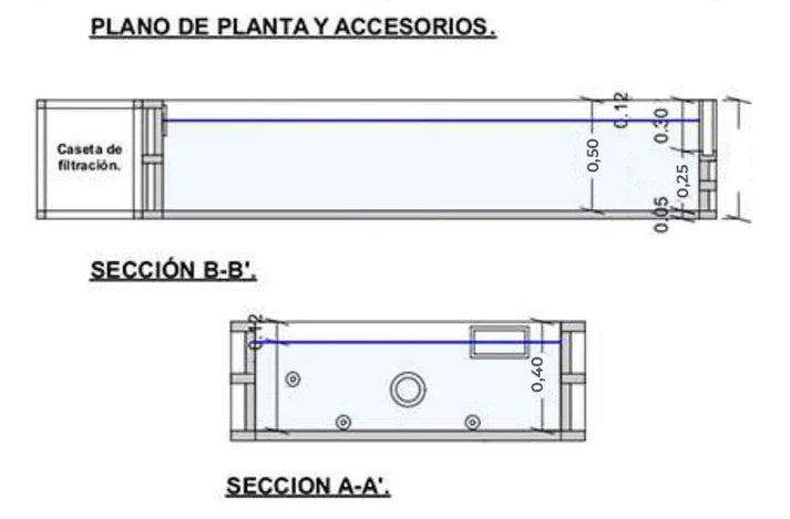 Piscina elevada acero rigido ilu agua