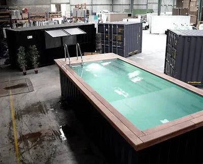 Contenedor piscina de 20 pies