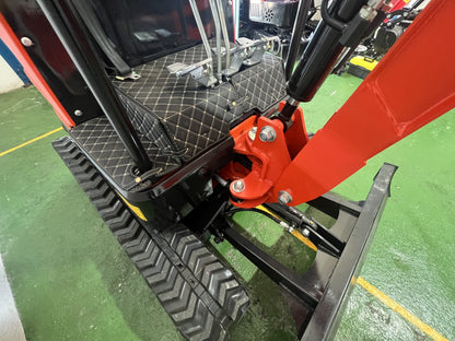 Mini Excavadora Giratoria BAIMSE 1800 kg, Motor Kubota de 3 Cilindros