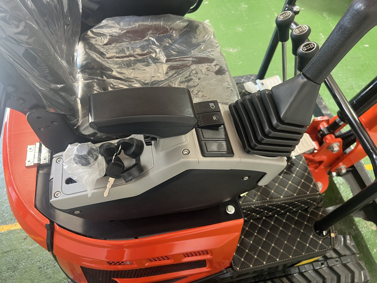 Mini Excavadora Giratoria BAIMSE 1800 kg, Motor Kubota de 3 Cilindros