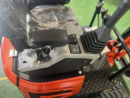 Mini Excavadora Giratoria BAIMSE 1800 kg, Motor Kubota de 3 Cilindros