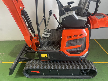 Mini Excavadora Giratoria BAIMSE 1800 kg, Motor Kubota de 3 Cilindros