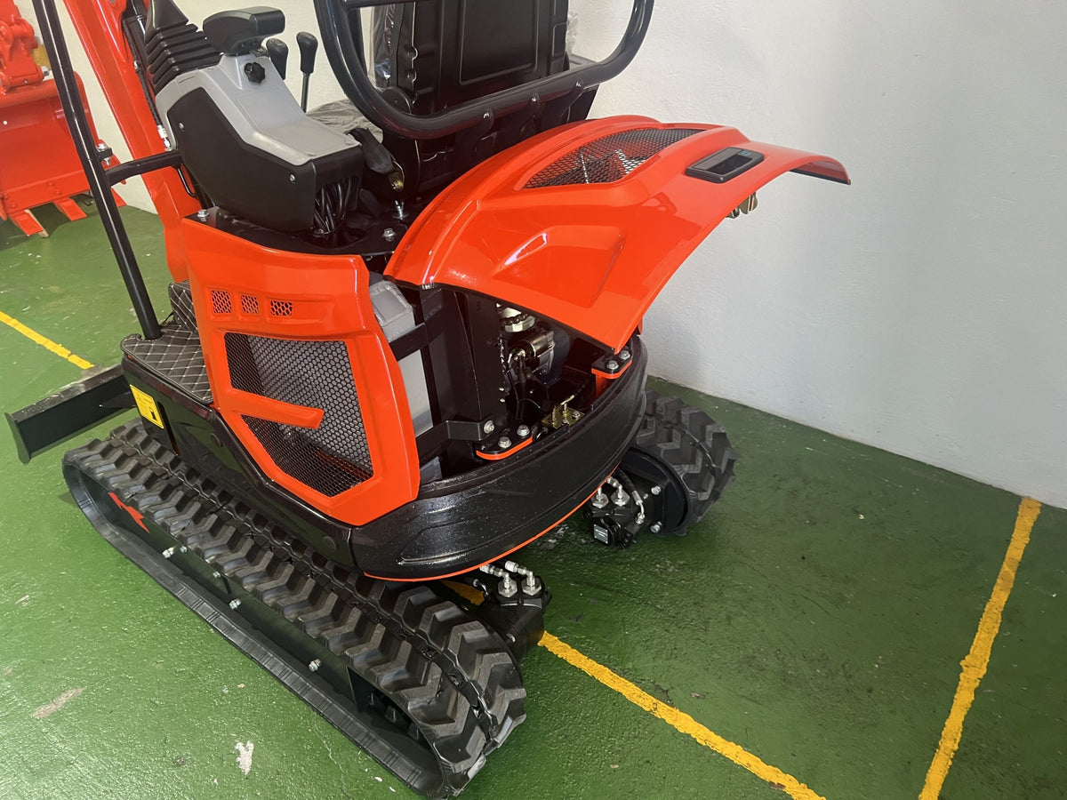 Mini Excavadora Giratoria BAIMSE 1800 kg, Motor Kubota de 3 Cilindros