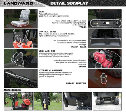 Mini-Excavadora 1.8 Toneladas