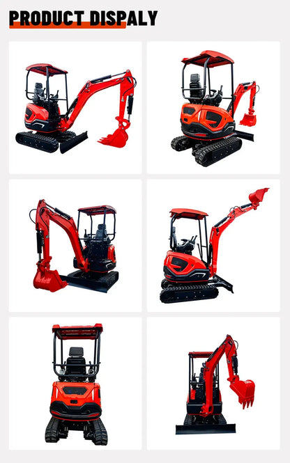 Miniexcavadora de orugas de 2.2 toneladas