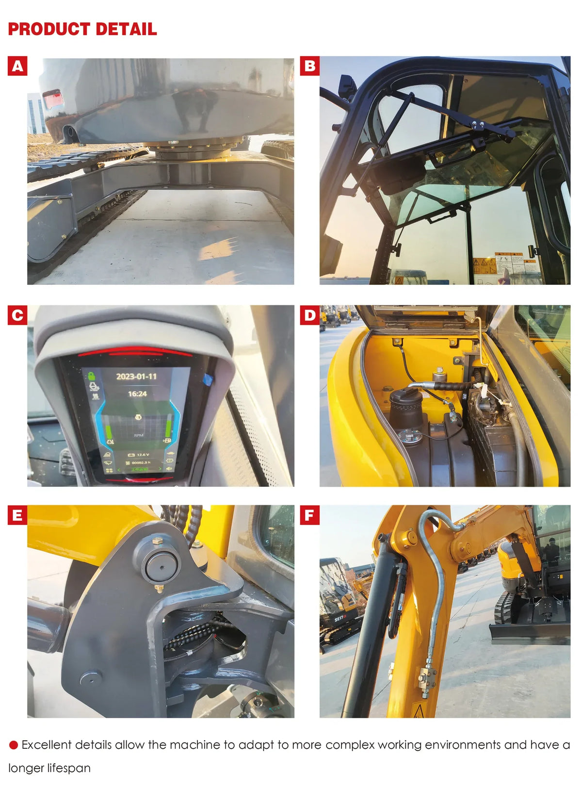 Mini-excavadora Kubota de 3,5 toneladas