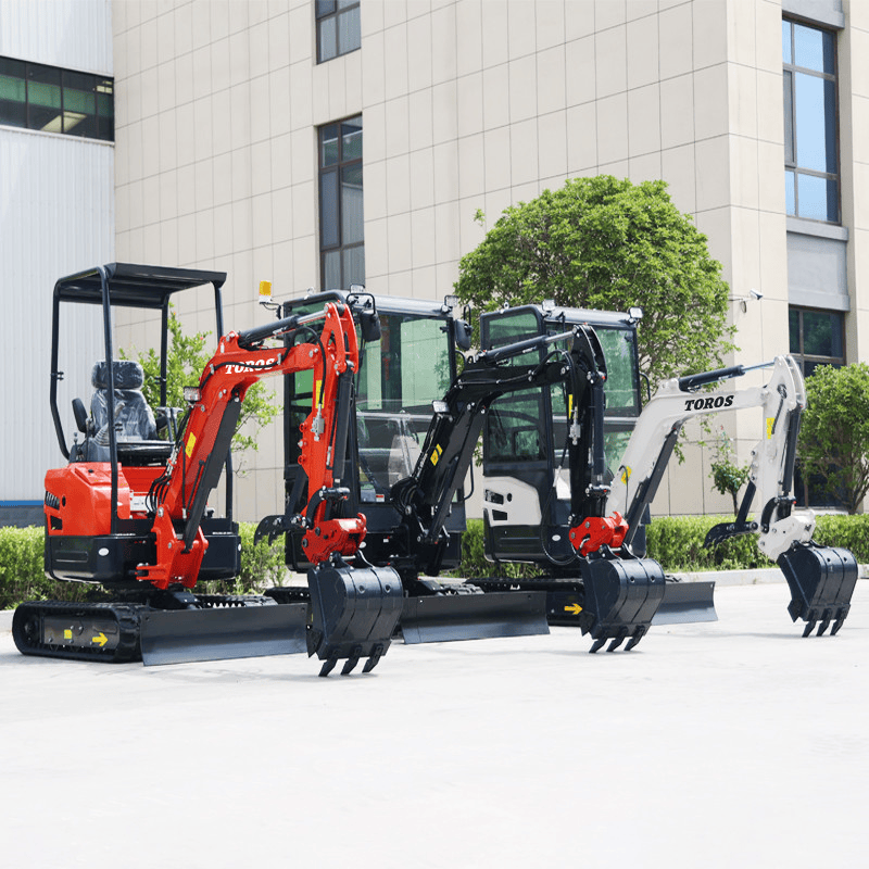 Mini excavadora de 1,8 toneladas TOROS Motor Kubota D902