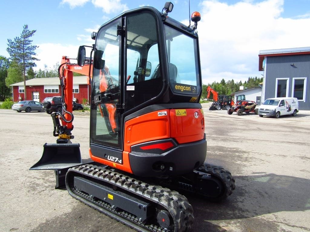 Kubota U27-4 NUEVO + 3 CUCHARONES – Miniexcavadora de 2,7 T