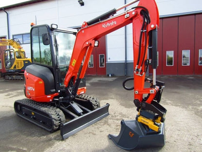 Kubota U27-4 NUEVO + 3 CUCHARONES – Miniexcavadora de 2,7 T