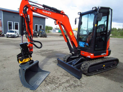 Kubota U27-4 NUEVO + 3 CUCHARONES – Miniexcavadora de 2,7 T