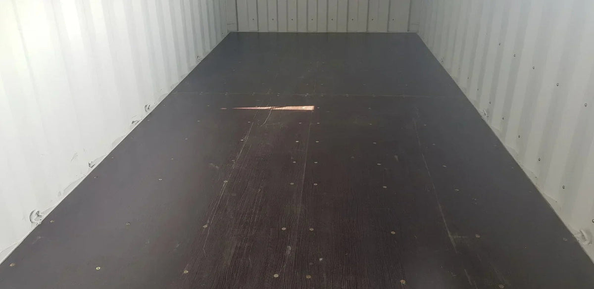 Barra contenedora de madera reforzada de 40 pies para almacenamiento industrial