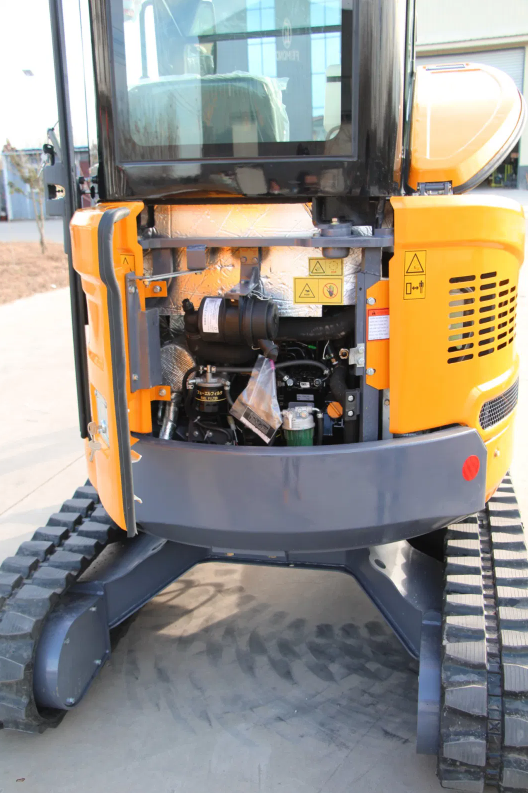Mini excavadora APS KMZ 28 con brazo de torsión