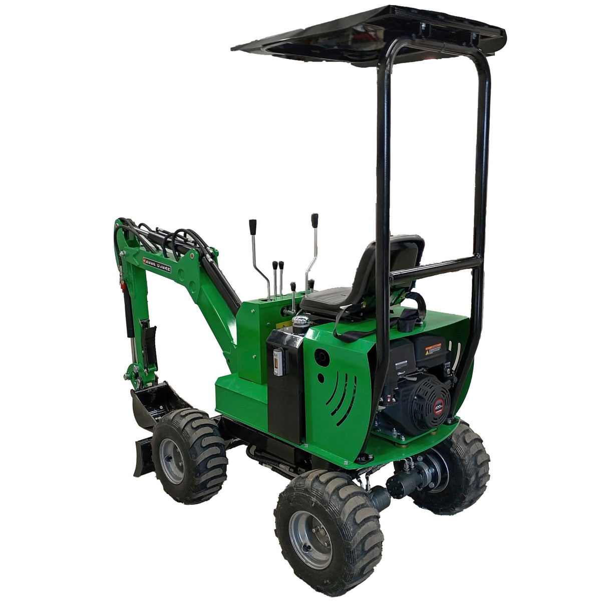 Miniexcavadora sobre ruedas Caivu HFT7