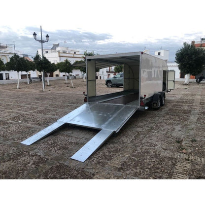 Remolque Portavehículos Galvanizado de Alta Resistencia